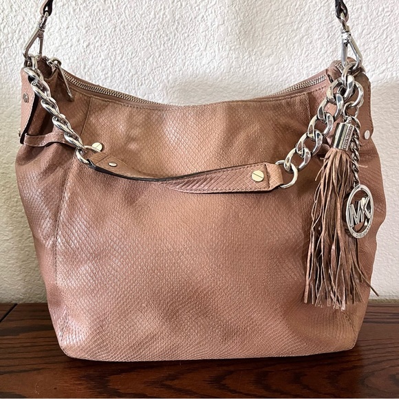 Michael Kors Megan TZ Convertible Leather Purse - Picture 4 of 9